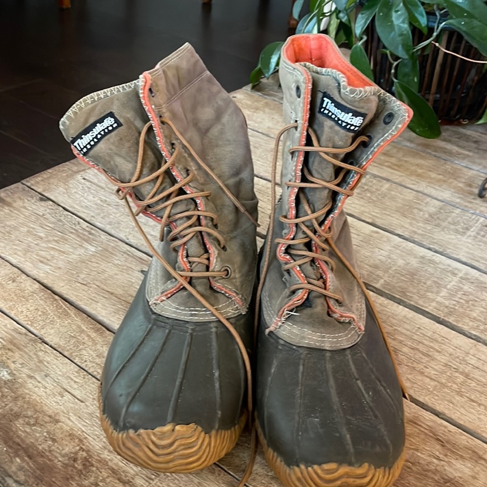 Thinsulate mens boot size 10